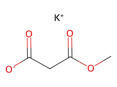 Potassium methyl malonate structure