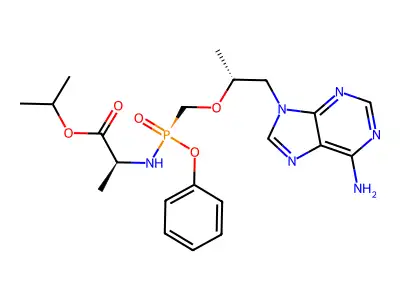 TENOFOVIR ALAFENAMIDE structure