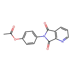 4-(5,7-dioxo-5,7-dihydro-6H-pyrrolo[3,4-b]pyridin-6-yl)phenyl acetate structure