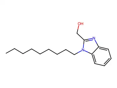 (1-nonyl-1H-benzo[d]imidazol-2-yl)methanol structure