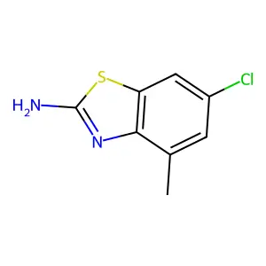 6-Chloro-4-methyl-2-benzothiazolamine structure