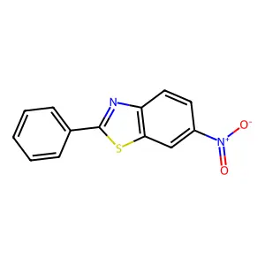 6-Nitro-2-phenylbenzothiazole structure