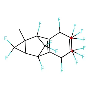 3,6-Ethano-2,7-methano-1H-cyclopropa[b]naphthalene, 1,1,2,3,4,5,6,7,8,8,9,9,10,10-tetradecafluoro-1a,2,3,6,7,7a-hexahydro-1a-methyl- structure