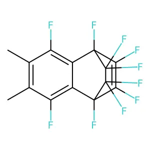 1,4-Ethanonaphthalene, 1,2,3,4,5,8,9,9,10,10-decafluoro-1,4-dihydro-6,7-dimethyl- structure