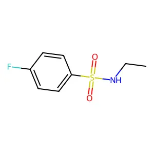 N-Ethyl-4-fluorobenzenesulfonamide structure