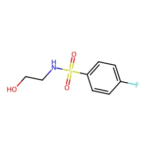 4-Fluoro-N-(2-hydroxyethyl)benzenesulfonamide structure