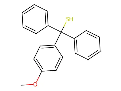 4-Methoxytrityl mercaptan structure