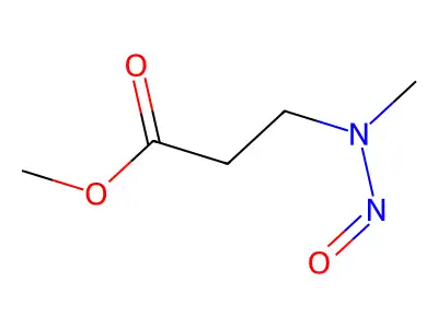 Methyl 3-(methylnitrosoamino)propanoate structure