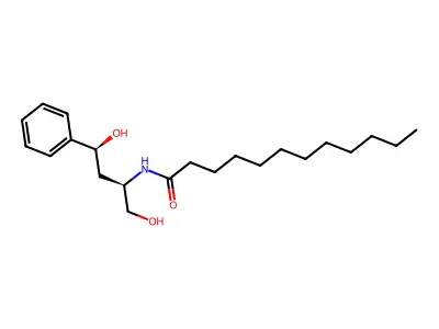 2-(Hydroxymethyl)-1-[6-(2,2,2-trifluoroethoxy)hexyl]piperidine-3,4,5-triol structure