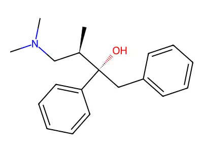 (alphaS)-alpha-((1R)-2-(Dimethylamino)-1-methylethyl)-alpha-phenylbenzeneethanol structure