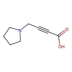 4-Pyrrolidin-1-ylbut-2-ynoic acid structure