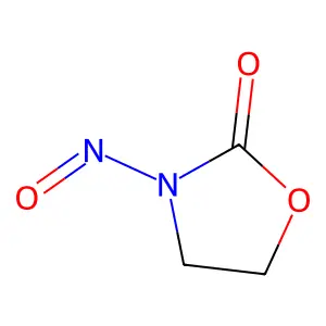 3-Nitroso-2-oxazolidinone structure