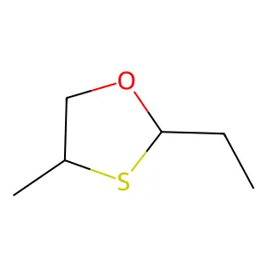 trans-2-Ethyl-5-methyl-1,3-oxathiolane structure