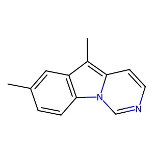 5,7-Dimethylpyrimido[1,6-a]indole structure