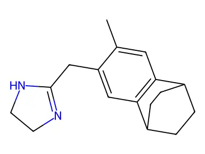 Metrafazoline structure