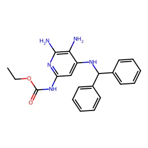 Methyl 2-[(3-methoxy-3-oxopropyl)amino]benzoate structure