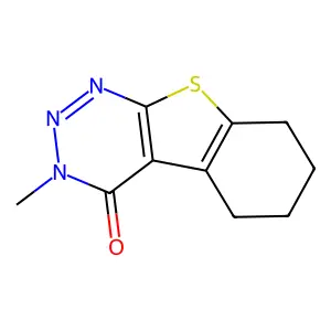 3-Methyl-5,6,7,8-tetrahydro-[1]benzothiolo[2,3-d]triazin-4-one structure