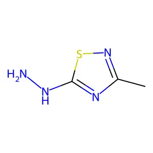 5-Hydrazinyl-3-methyl-1,2,4-thiadiazole structure