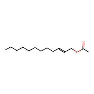 2-Dodecen-1-ol, 1-acetate structure