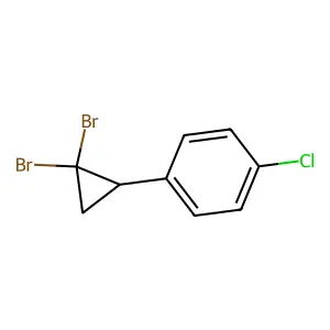 1-Chloro-4-(2,2-dibromocyclopropyl)benzene structure