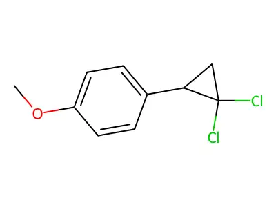 1-(2,2-Dichlorocyclopropyl)-4-methoxybenzene structure
