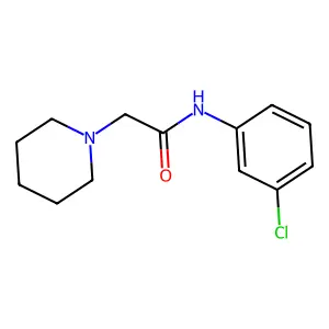 1-Piperidineacetamide, N-(3-chlorophenyl)- structure