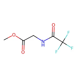 Glycine, N-(trifluoroacetyl)-, methyl ester structure