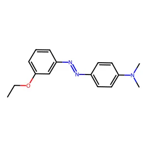 4-(Dimethylamino)-3'-ethoxyazobenzene structure