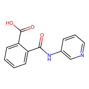 2-(Pyridin-3-ylcarbamoyl)benzoic acid structure