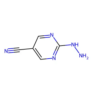 Hydrazinopyrimidine-5-carbonitrile structure