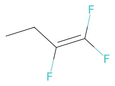 1,1,2-Trifluorobut-1-ene structure