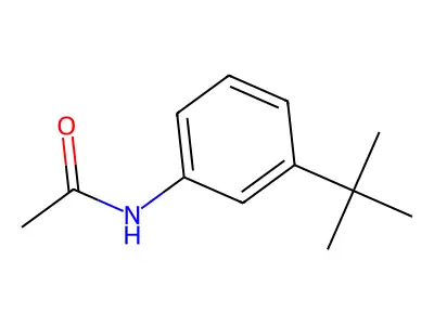 N-(3-tert-butylphenyl)acetamide structure