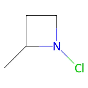 1-Chloro-2-methylazetidine structure