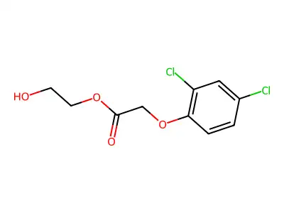 2-Hydroxyethyl 2-(2,4-dichlorophenoxy)acetate structure