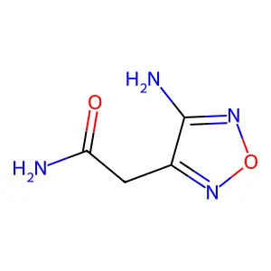 2-(4-Amino-1,2,5-oxadiazol-3-yl)acetamide structure