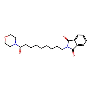 2-(9-Morpholin-4-yl-9-oxononyl)isoindole-1,3-dione structure