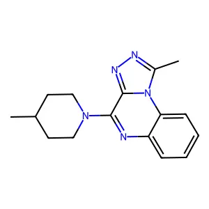 1-Methyl-4-(4-methylpiperidin-1-yl)-[1,2,4]triazolo[4,3-a]quinoxaline structure