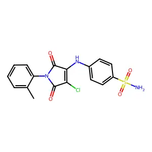 C17H14ClN3O4S structure