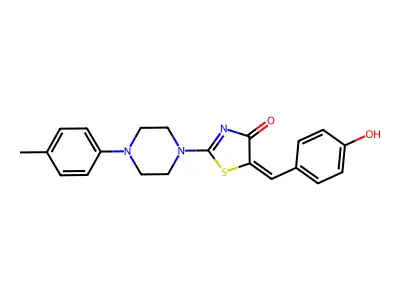 CAS 383893-33-2 - C21H21N3O2S structure