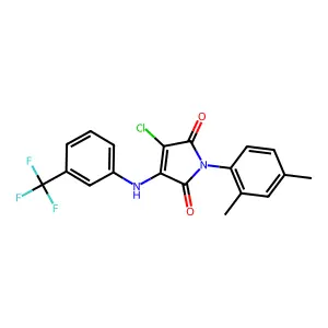 C19H14ClF3N2O2 structure