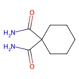 1,1-环己烷二甲酰胺 structure