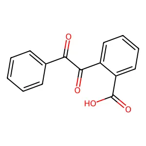 Benzoic acid, 2-(oxophenylacetyl)- structure