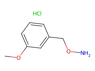 O-(3-Methoxybenzyl)hydroxylaminehydrochloride structure