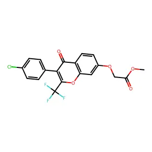 C19H12ClF3O5 structure