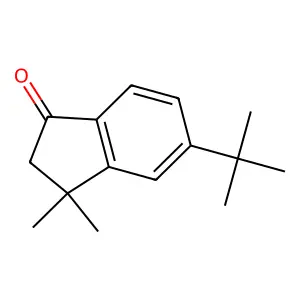 1H-Inden-1-one, 5-(1,1-dimethylethyl)-2,3-dihydro-3,3-dimethyl- structure