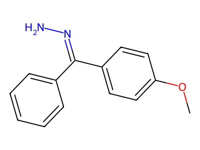 [(4-Methoxyphenyl)-phenylmethylidene]hydrazine structure