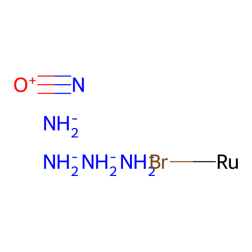 Azanide;azanylidyneoxidanium;bromoruthenium structure