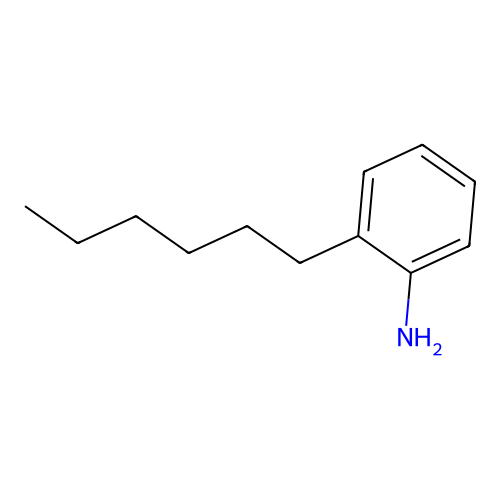 2-Hexylaniline structure