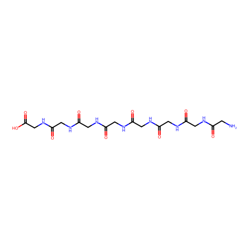 Glycylglycylglycylglycylglycylglycylglycylglycine structure