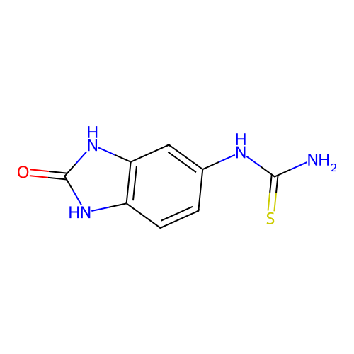 (2-Oxo-1,3-dihydrobenzimidazol-5-yl)thiourea structure